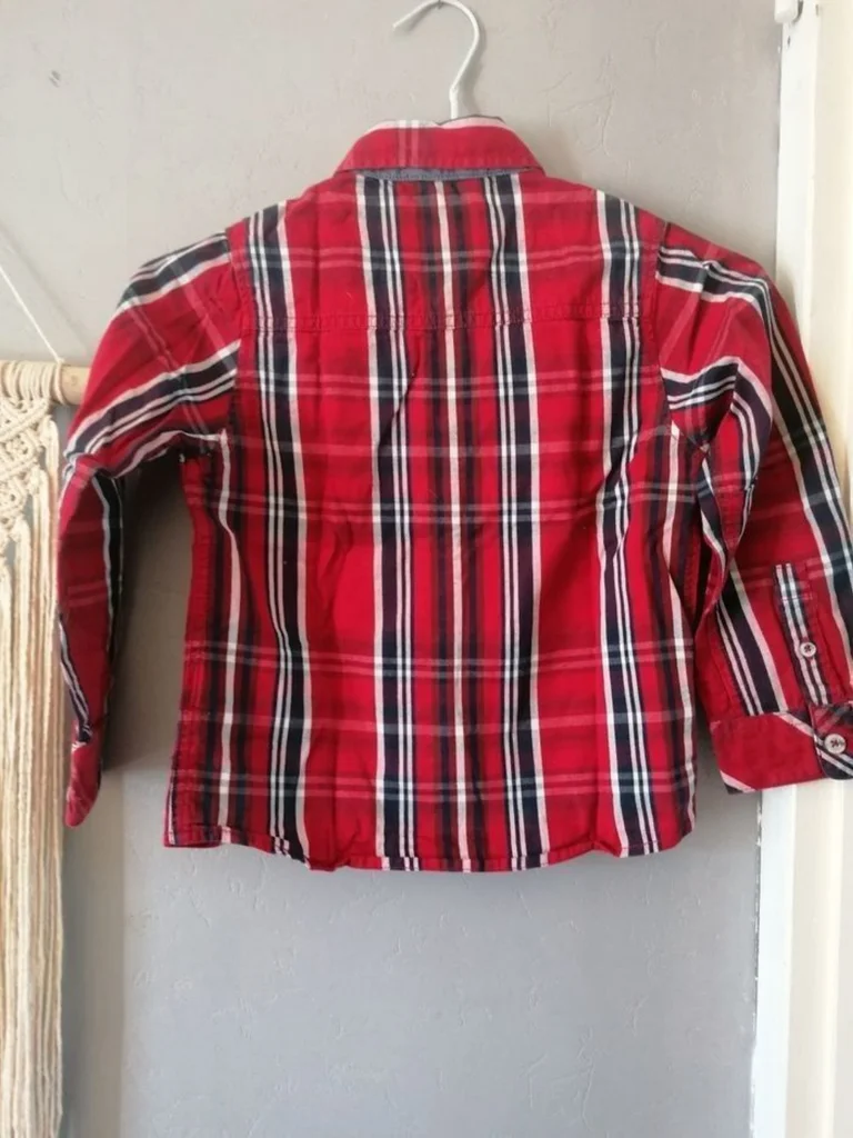 Camisa de manga longa para menino de 5 anos Timberland algodão – photo 2